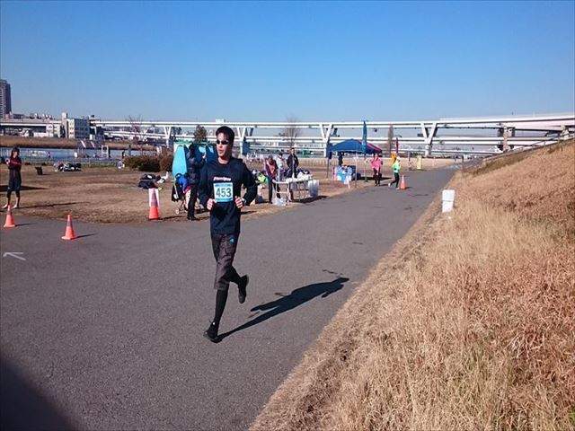2018年1月6日　第1回葛飾区荒川河川敷堀切橋マラソン