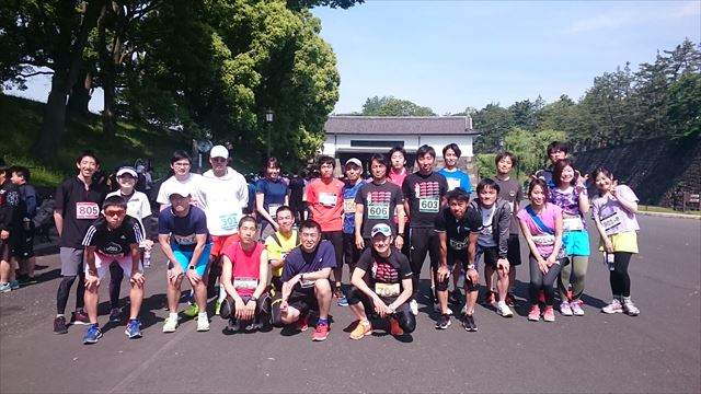 2018年5月12日　第12回スポーツメイトラン皇居マラソン
