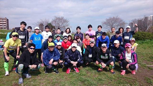 2018年3月24日　第3回スポーツメイトラン川崎多摩川河川敷マラソン大会