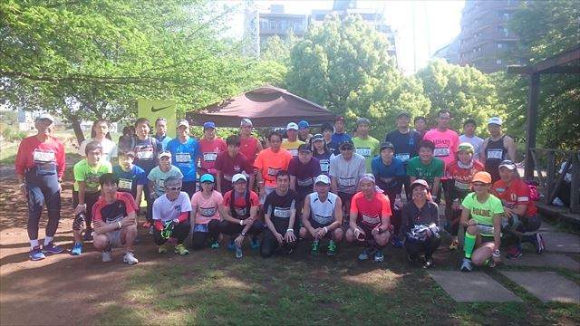 2018年4月21日　第1回スポーツメイトラン新横浜鶴見川マラソン大会