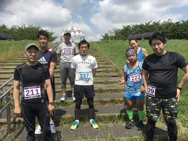 2018年6月2日　第9回スポーツメイトラン江戸川区東大島荒川河川敷マラソン大会　記念写真