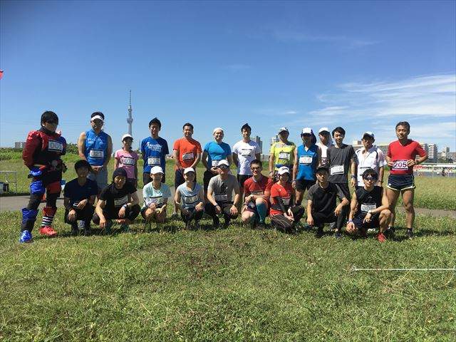 2018年6月30日　第5回スポーツメイトラン葛飾区荒川河川敷堀切橋マラソン大会