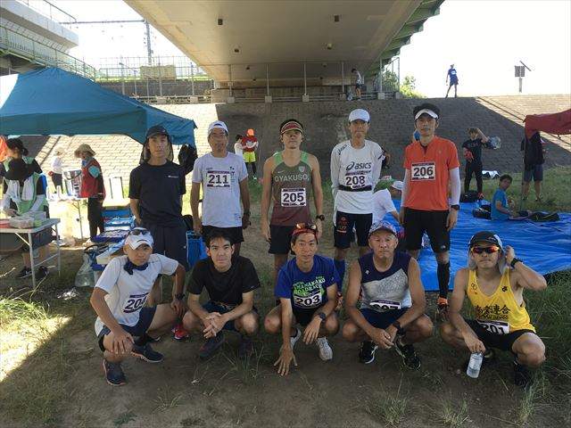 2018年8月26日　第8回スポーツメイトラン北区赤羽荒川マラソン大会