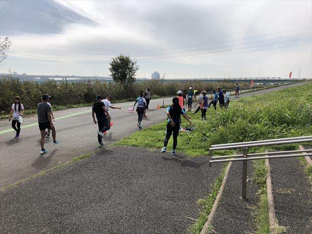 2018年10月6日　第13回スポーツメイトラン江戸川区東大島荒川河川敷マラソン大会
