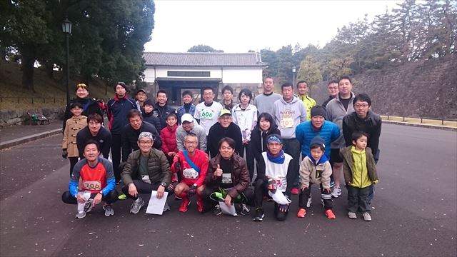 2018年12月22日　第37回スポーツメイトラン皇居マラソン