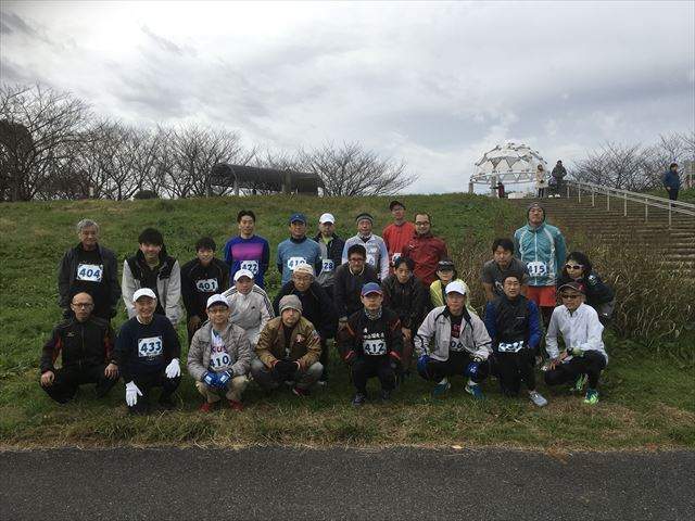2018年12月9日　第15回スポーツメイトラン江戸川区東大島荒川河川敷マラソン大会