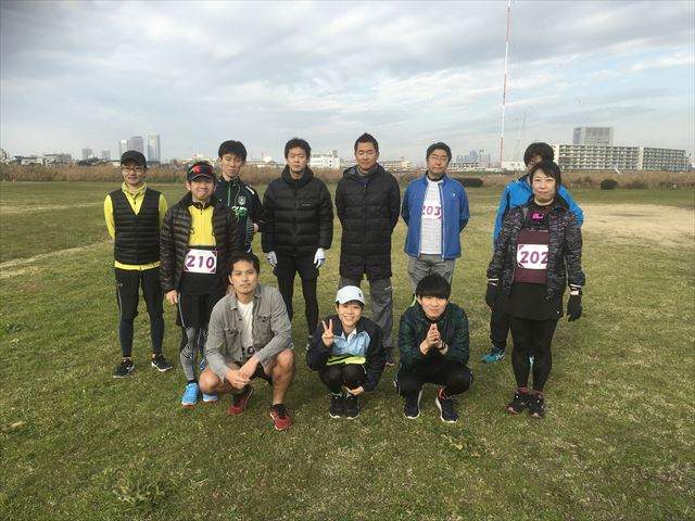 2018年12月22日　第1回スポーツメイトラン大田区多摩川河川敷マラソン