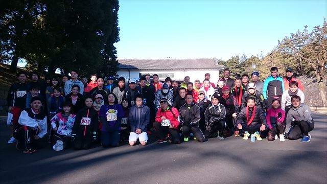 2019年1月19日第41回スポーツメイトラン皇居マラソン