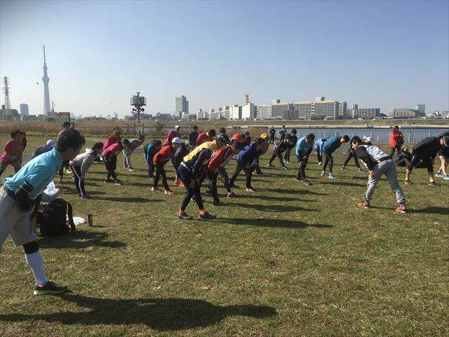 2019年2月23日　第12回スポーツメイトラン葛飾区荒川河川敷堀切橋マラソン大会