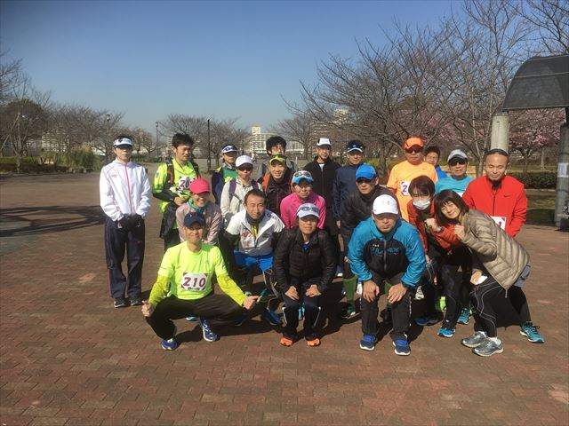 2019年3月9日　第18回スポーツメイトラン江戸川区東大島荒川河川敷マラソン大会