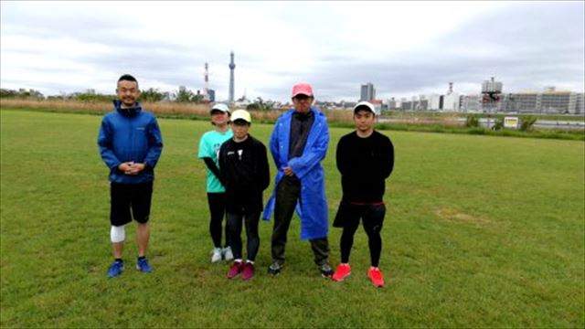 2019年4月27日　第14回スポーツメイトラン葛飾区荒川河川敷堀切橋マラソン大会