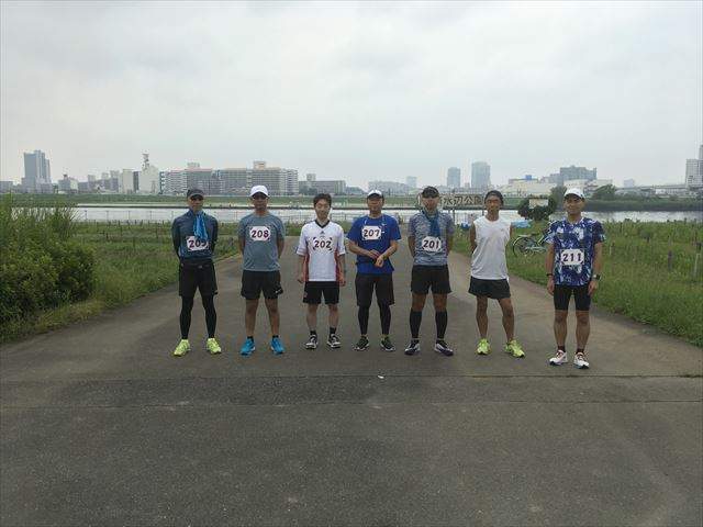 2019年7月20日　第17回スポーツメイトラン葛飾区荒川河川敷堀切橋マラソン大会