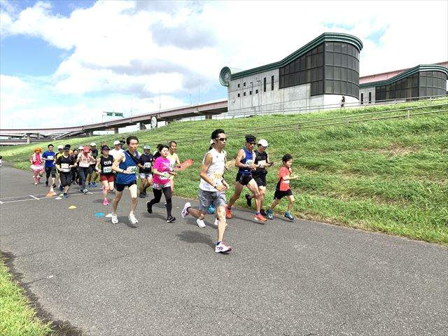 2019年9月23日　第18回スポーツメイトラン葛飾区荒川河川敷堀切橋マラソン大会