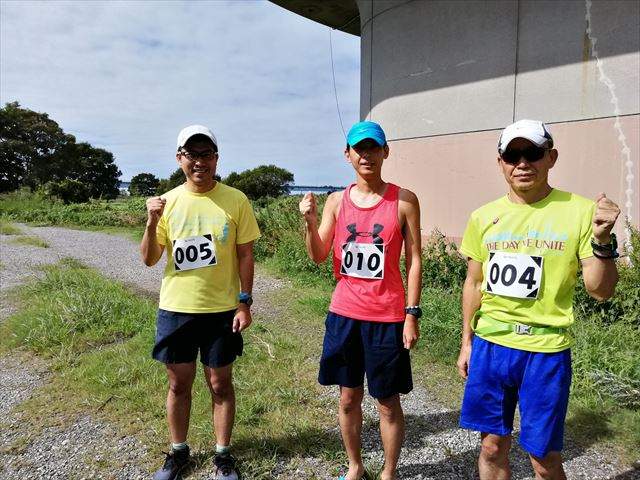 2019年9月15日　第2回スポーツメイトラン松戸江戸川河川敷マラソン大会
