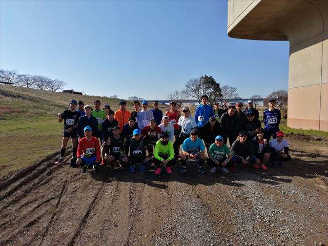 2020年2月23日　第7回スポーツメイトラン松戸江戸川河川敷マラソン大会