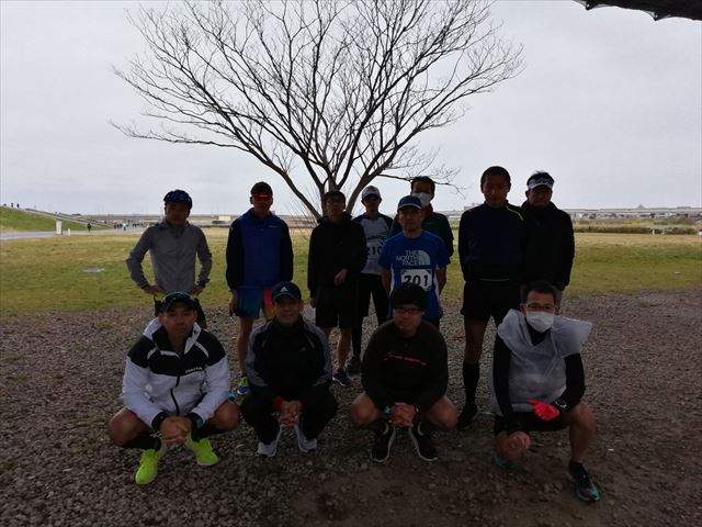 2020年3月7日　第1回スポーツメイトラン足立区北千住荒川河川敷マラソン大会