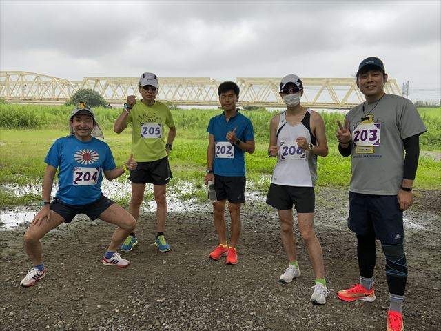 2020年7月23日　第5回スポーツメイトラン足立区北千住荒川河川敷マラソン大会