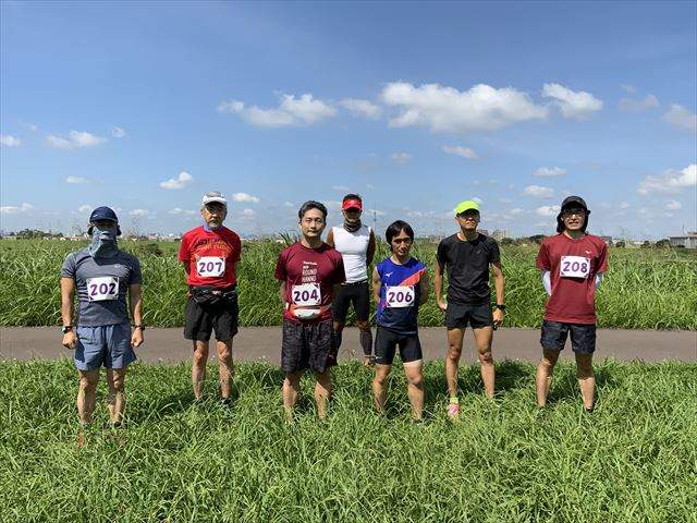 2020年8月1日　第2回スポーツメイトラン市川江戸川河川敷マラソン大会