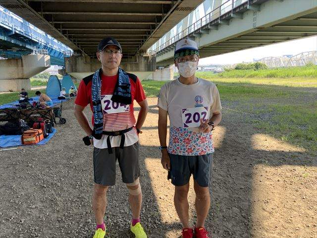 2020年8月16日　第6回スポーツメイトラン足立区北千住荒川河川敷マラソン大会