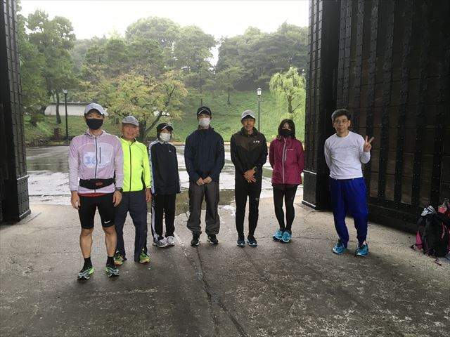 2020年10月10日　第108回スポーツメイトラン皇居マラソン