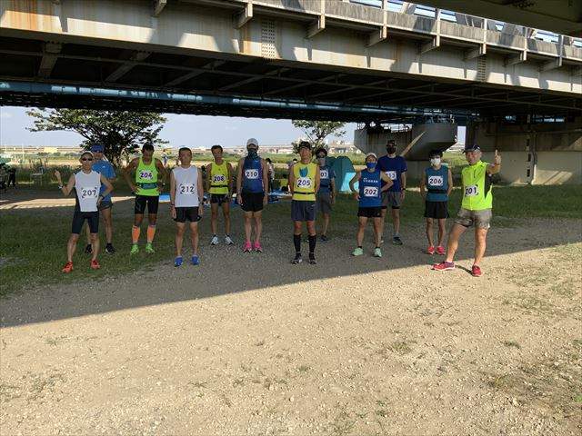 2020年10月3日　第7回スポーツメイトラン足立区北千住荒川河川敷マラソン大会