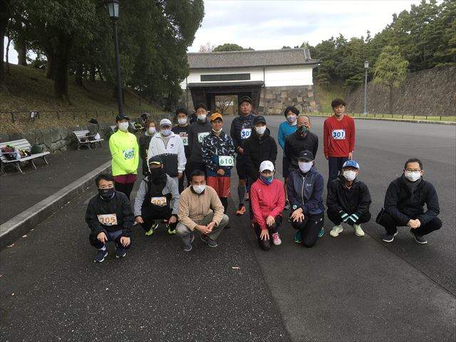 2020年11月29日　第114回スポーツメイトラン皇居マラソン