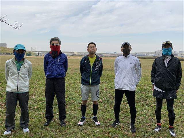 2020年12月12日　第9回スポーツメイトラン足立区北千住荒川河川敷マラソン大会