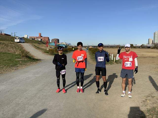2020年12月19日　第18回スポーツメイトラン二子新地多摩川河川敷マラソン大会