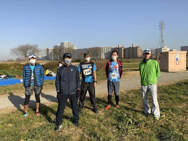 2021年1月16日　第27回スポーツメイトラン川崎多摩川河川敷マラソン大会