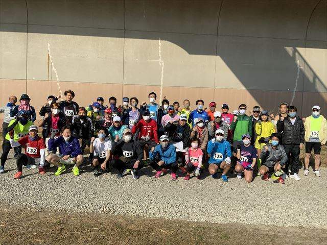 2021年2月13日　第18回スポーツメイトラン松戸江戸川河川敷マラソン大会