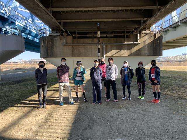 2021年2月20日　第11回スポーツメイトラン足立区北千住荒川河川敷マラソン大会