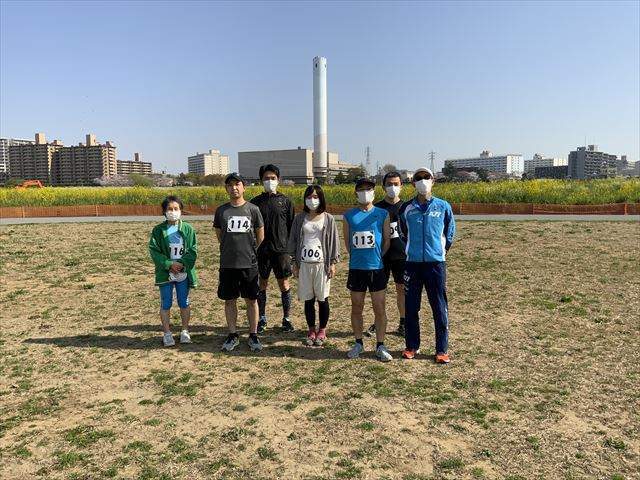 2021年3月27日　第29回スポーツメイトラン川崎多摩川河川敷マラソン大会
