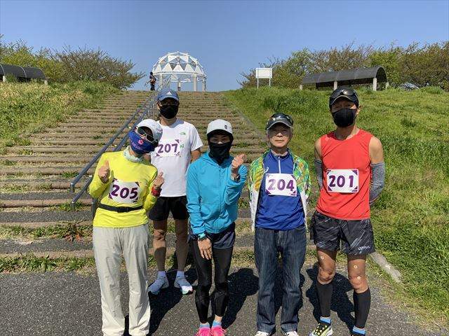 2021年4月11日　第36回スポーツメイトラン江戸川区東大島荒川河川敷マラソン大会