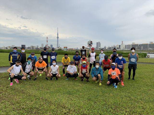 2021年5月22日　第32回スポーツメイトラン葛飾区荒川河川敷堀切橋マラソン大会