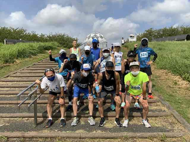 2021年8月29日　第1回スポーツメイトラン夏の江戸川区東大島荒川河川敷マラソン大会