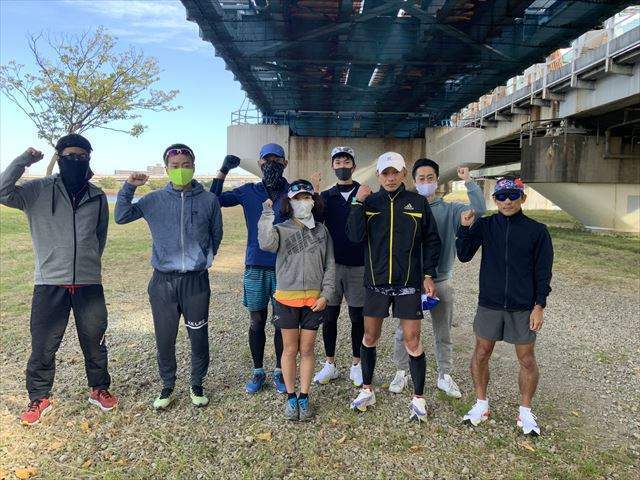 2021年11月7日　第19回スポーツメイトラン足立区北千住荒川河川敷マラソン大会