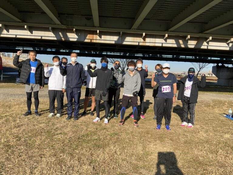 2022年1月8日　第21回スポーツメイトラン足立区北千住荒川河川敷マラソン大会