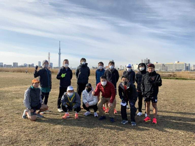 2022年1月30日　第37回スポーツメイトラン葛飾区荒川河川敷堀切橋マラソン大会