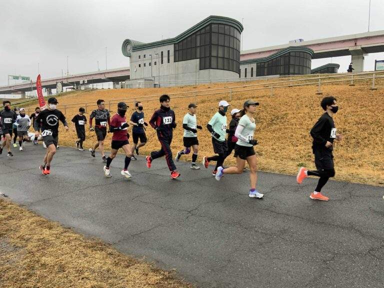 2022年2月20日　第38回スポーツメイトラン葛飾区荒川河川敷堀切橋マラソン大会