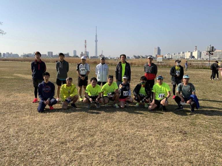 2022年3月5日　第39回スポーツメイトラン葛飾区荒川河川敷堀切橋マラソン大会