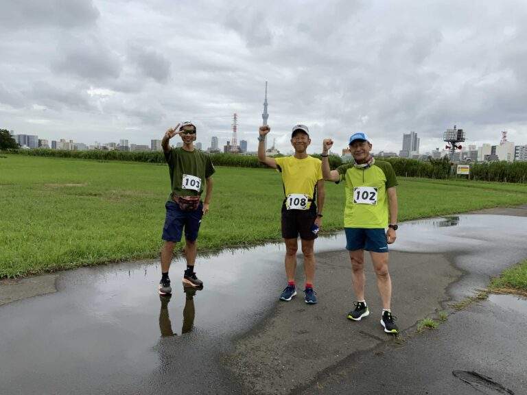 2022年7月17日　第43回スポーツメイトラン葛飾区荒川河川敷堀切橋マラソン大会